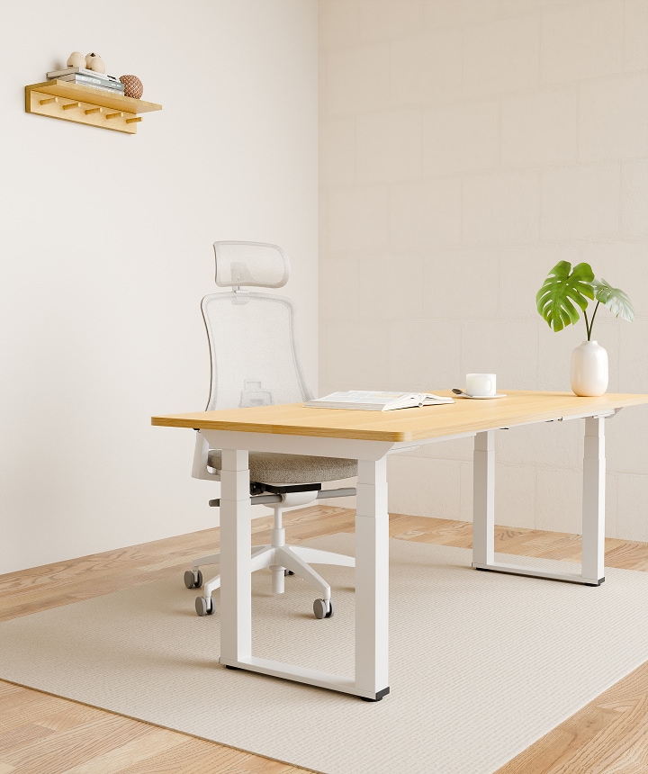 Biurko Regulowane z 4 Nogami E7Q | FlexiSpot PL