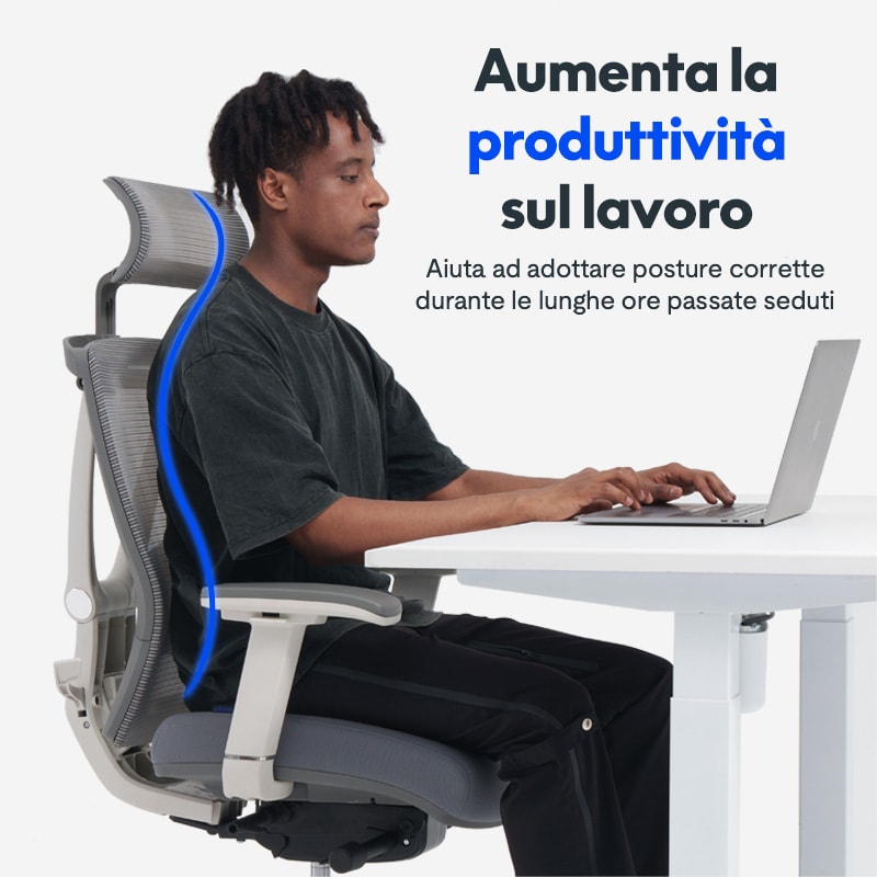 Schiena Sedia Ufficio Sgabello Ergonomico Per Pc Sgabello