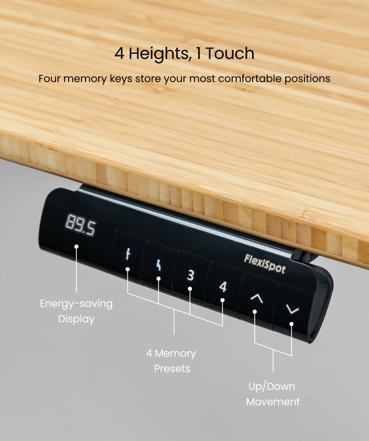 Height Adjustable Desk Frame E5 Series | FlexiSpot