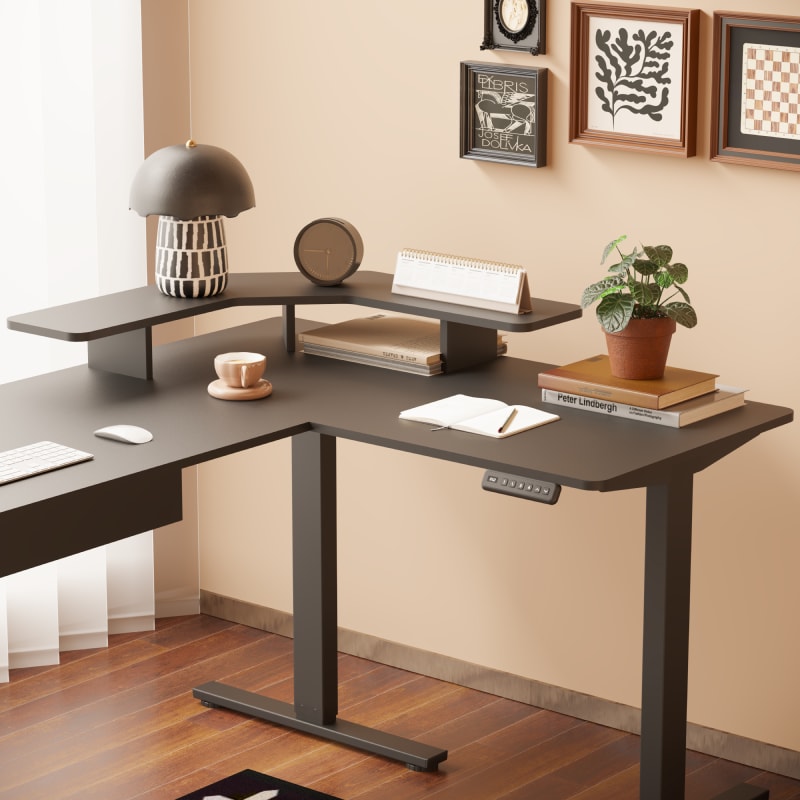 Scrivania Vittsjo Tavolino Computer Scrivania Angolare Regolabile