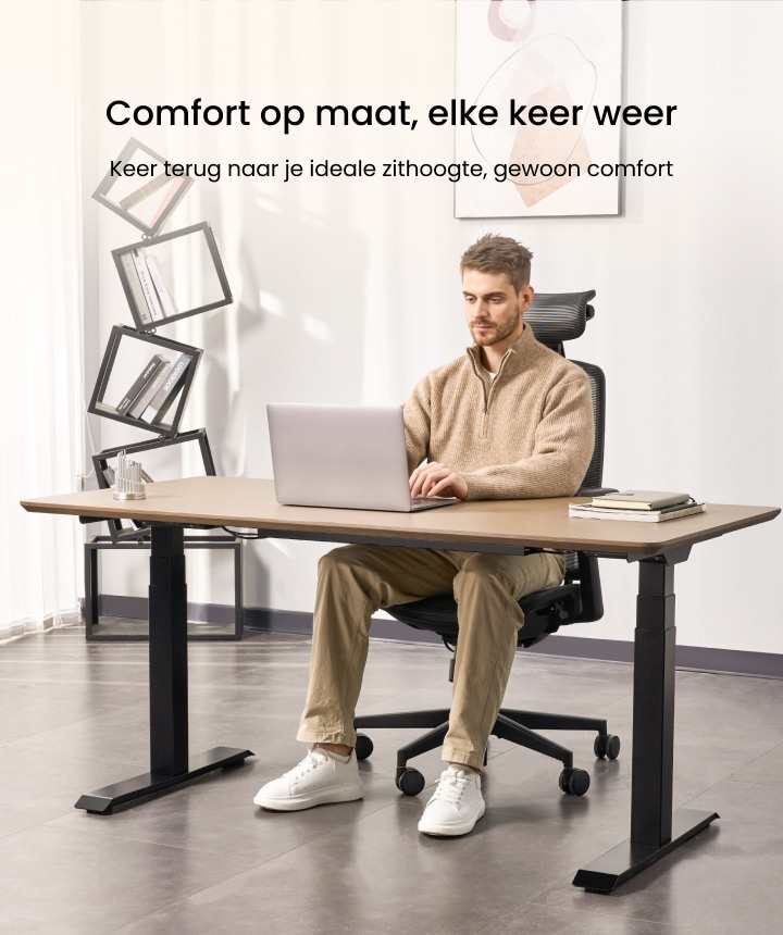 Lounge2Work laptoptafel verstelbaar zwart | Ergo2Work