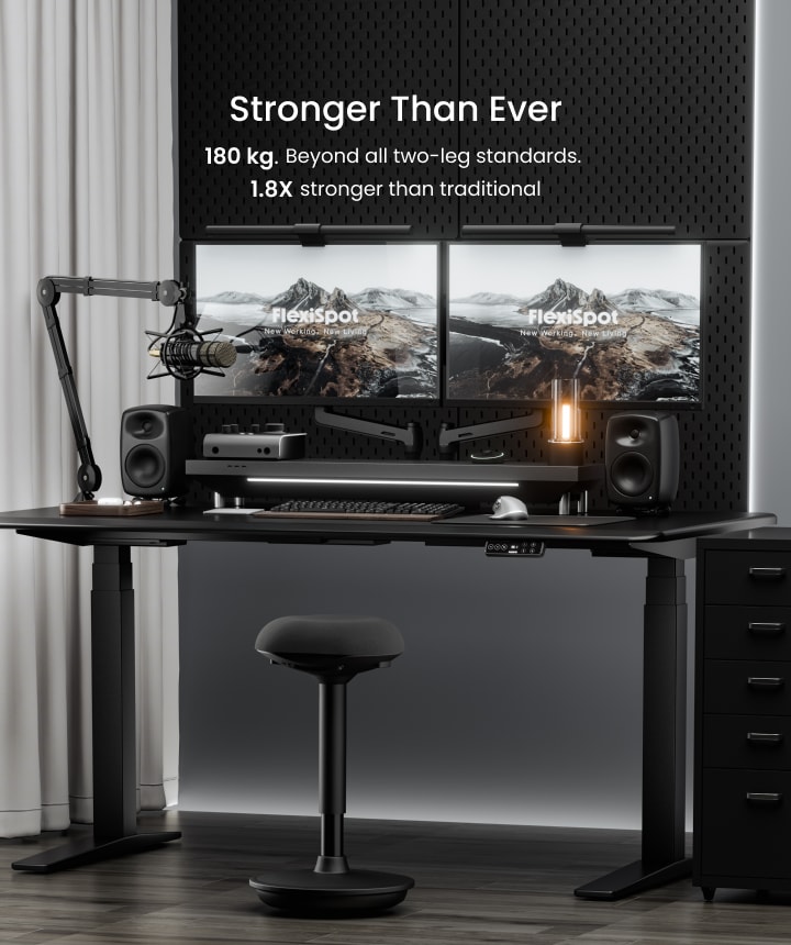 E7 Flow Standing Desk Set with Cable Management | FlexiSpot