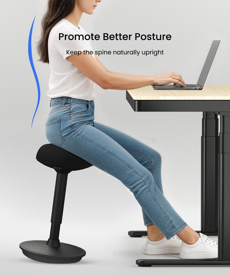 Standing Desk Stool Best Wobble Stool For Adults Height
