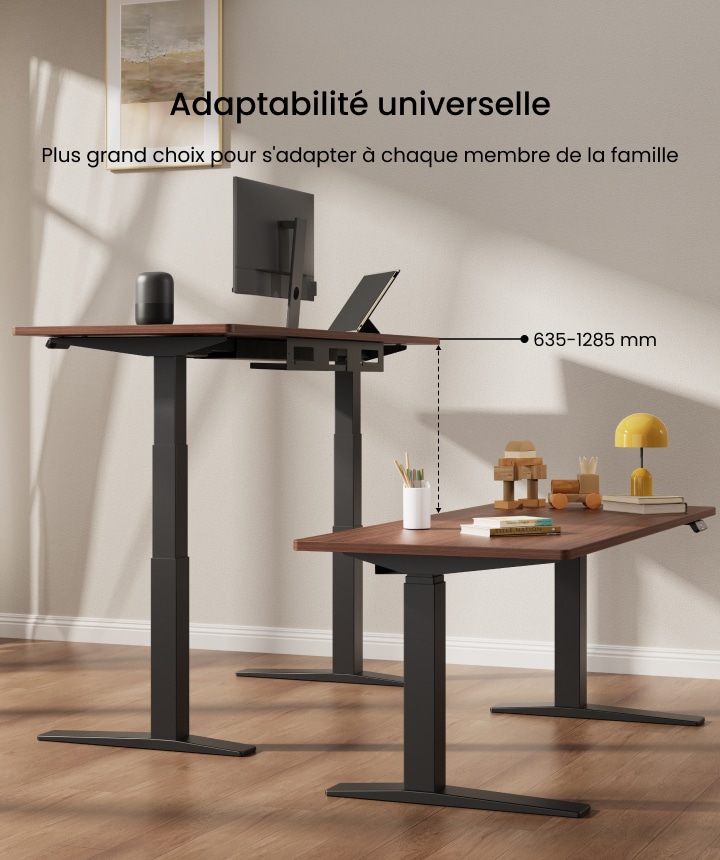 Nouvelle génération bureau assis debout électrique E7 PRO-FlexiSpot