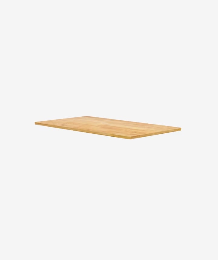 Gummibaumholz Tischplatte, 2,5cm dick