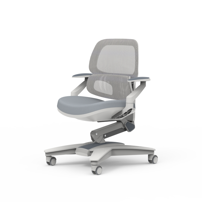 Transparent Childs Office Chair Kids' Desk Chair CLEVER White Bittel