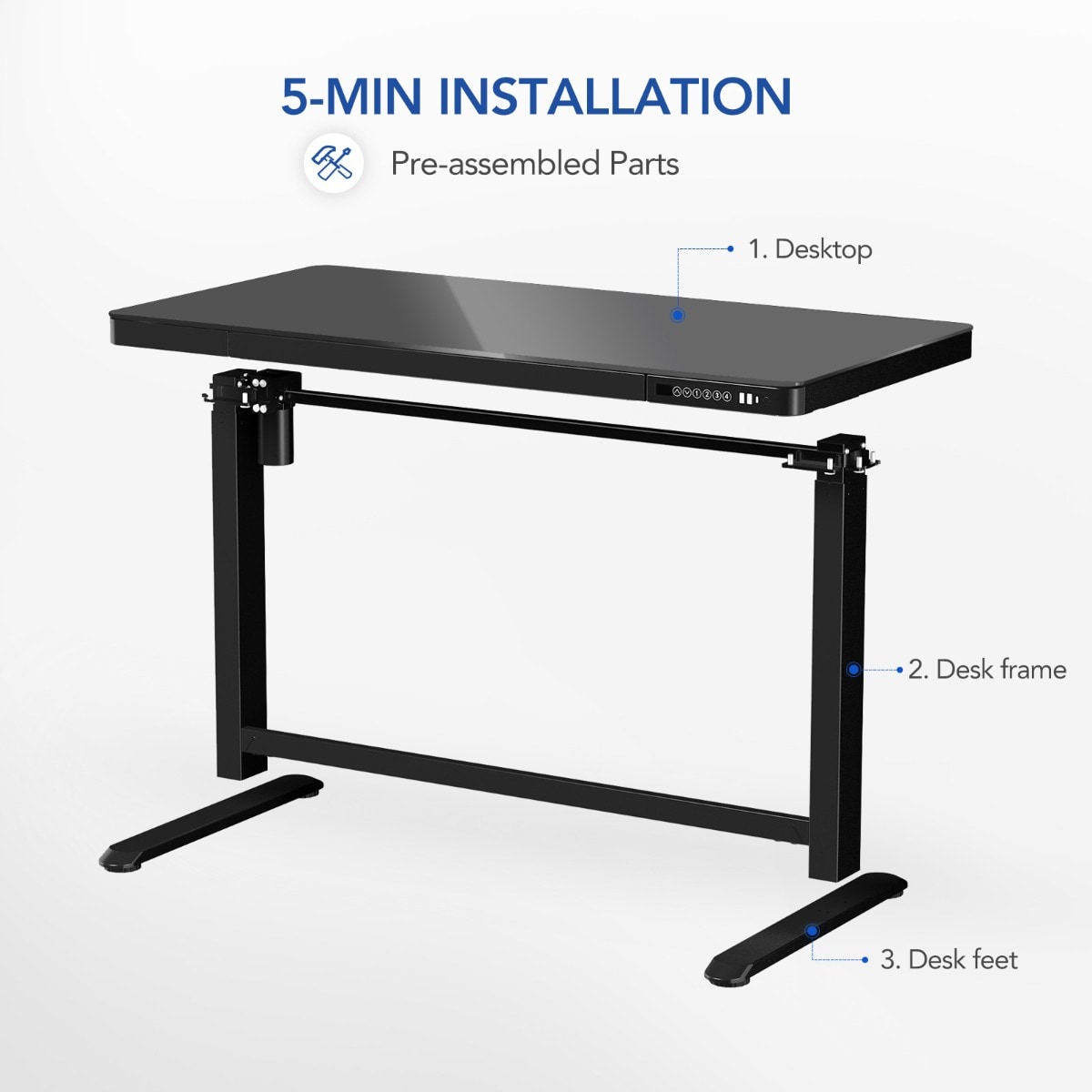 6KAKU STAND（ブラック）　1/f SPACE Amazon.com: FLEXISPOT Height Adjustable Standing Desk Frame