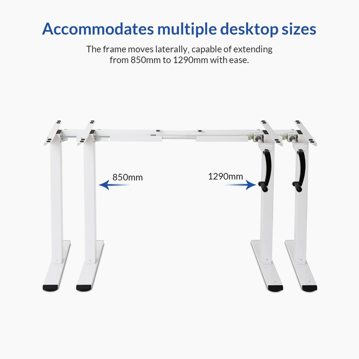 2 Stage Crank Standing Desk H1| FlexiSpot