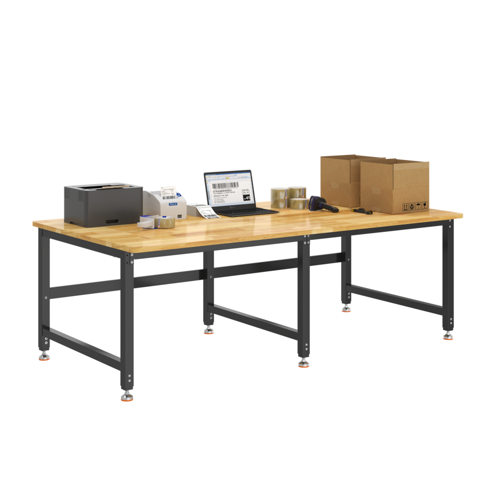 Schwerlast-Packtisch Industrie – 2300 × 1200 mm, bis 1.360 kg belastbar_4Dock