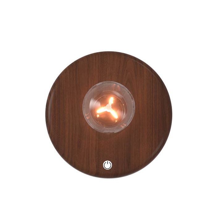 Lampe Ampoule Magnétique Lévitation Avec Station De Charge Sans Fil Pour  Téléphone Lampe De Table En Bois Flottante Lumière L[J2188]