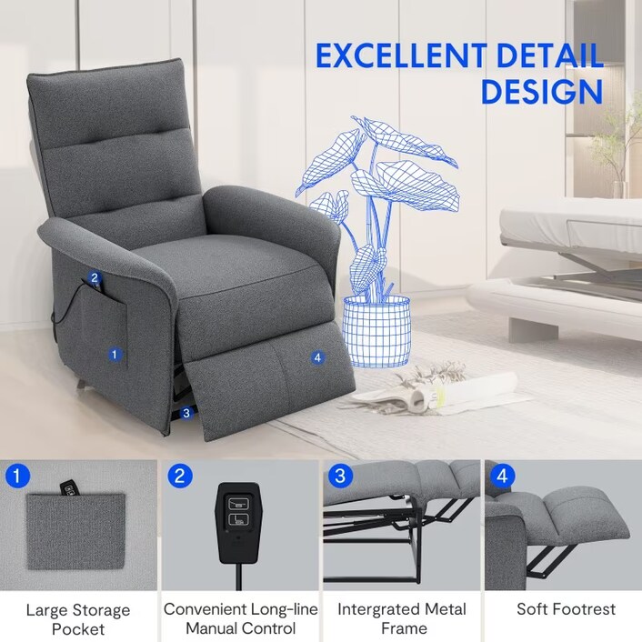 Lift hot sale assist recliner