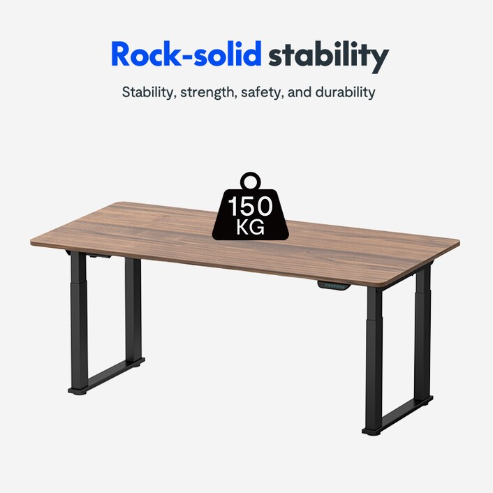 4 Leg Height Adjustable Standing Desk E2Q FlexiSpot UK