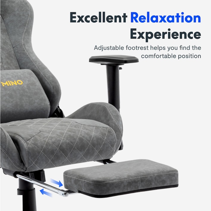 Gaming chair footrest attachment online