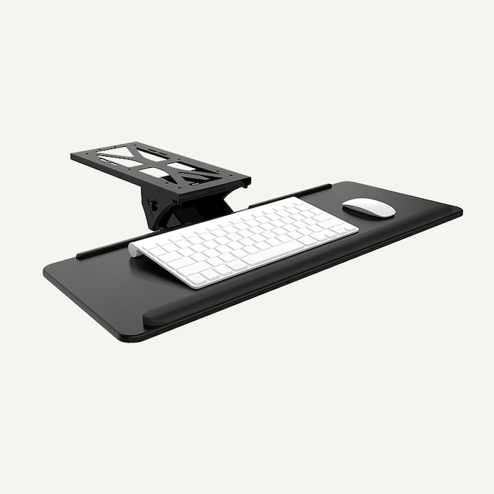Portable online keyboard tray