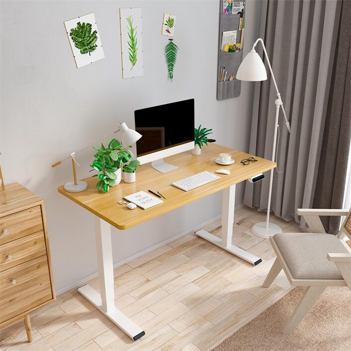 Shw electric adjustable store computer desk