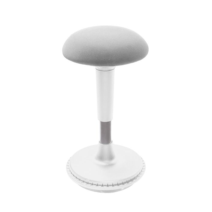 Adjustable wobble stool top