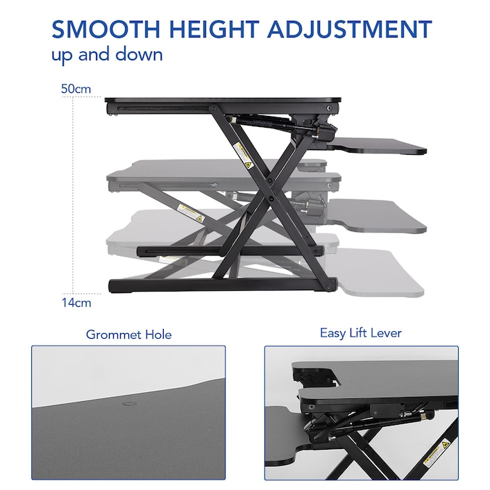 AlcoveRiser Dual X Desk Converters M8 FlexiSpot