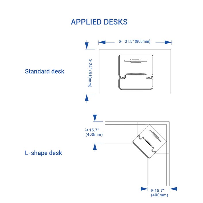 Flexispot store alcove riser