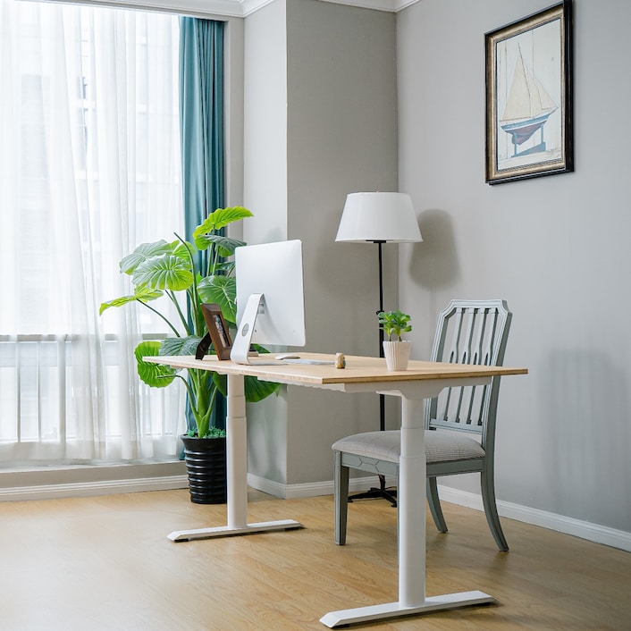 Flexispot bamboo on sale desk