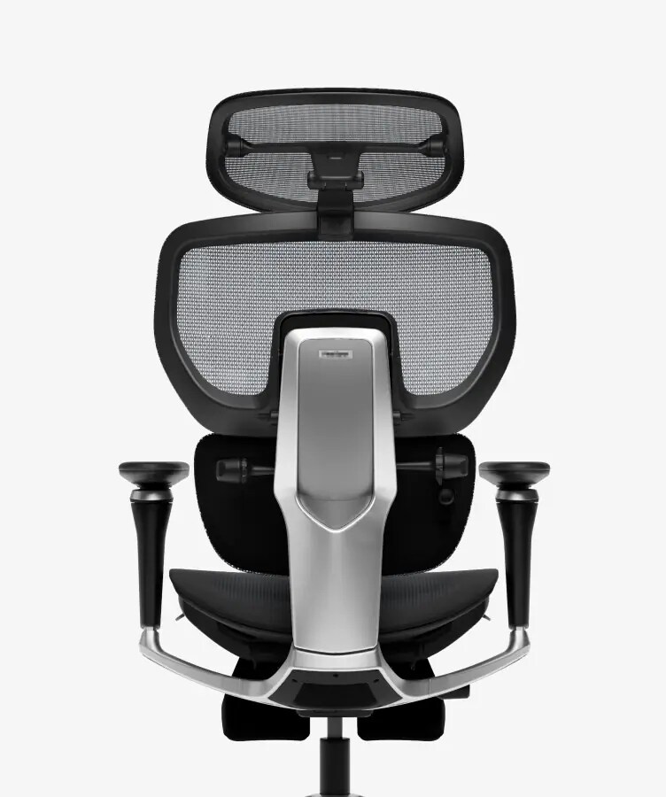Ergonomic Office Chair With Headrest, Adjustable Lumbar Support And Flip Up Armrests
