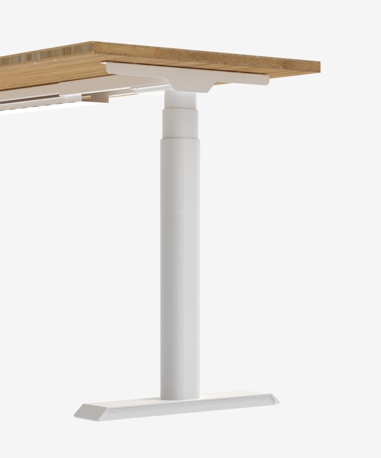 Mesa Trabajo Elevable Oficina con Patas Ovaladas