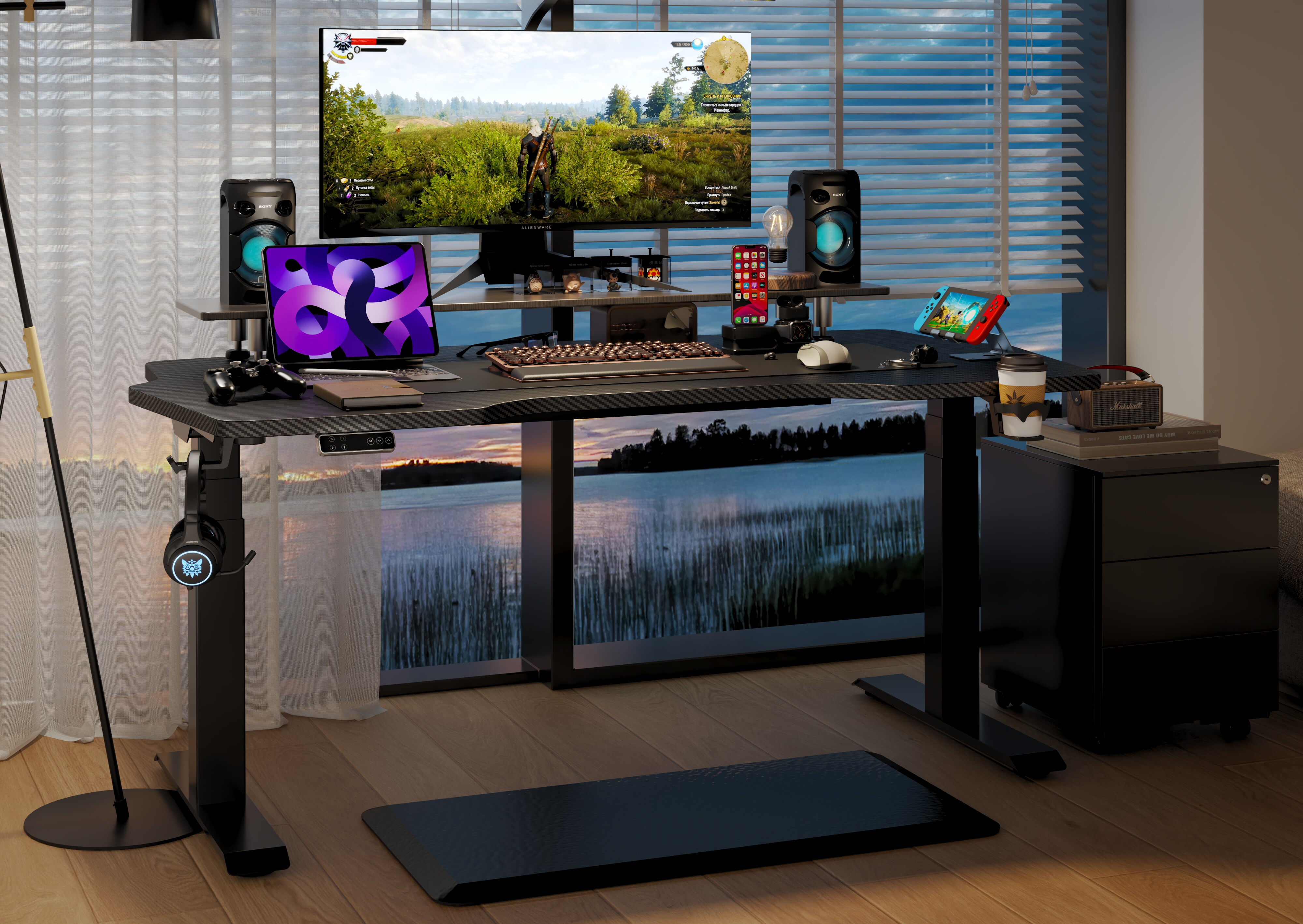 How To Light Your Gaming Desk Setup & Workspace Budget Edition 