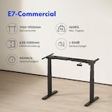 FlexiSpot Elektrisch verstellbares Tischgestell E7 COMMERCIAL