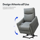 FlexiSpot Poltrona Relax con 8 Punti Massaggianti XL4
