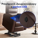 Fotel Relaksacyjny do Masażu z Podnośnikiem XL3 | FlexiSpot PL