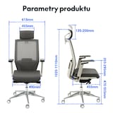Krzesło Biurkowe Ergonomiczne BS10 | FlexiSpot PL