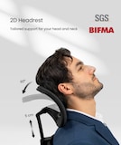 FlexiSpot office chair BS3, with a 118-126cm height range.