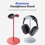 FlexiSpot Aluminum Headphone Stand MS06 Black/Silver/Red